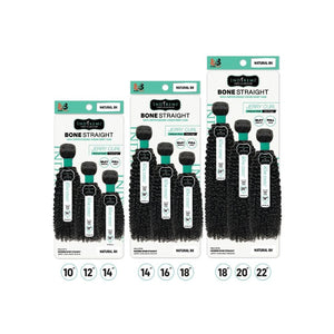 Bobbi Boss Indi Remi Human Hair Weave - Bone Straight Jerry Curl Multi