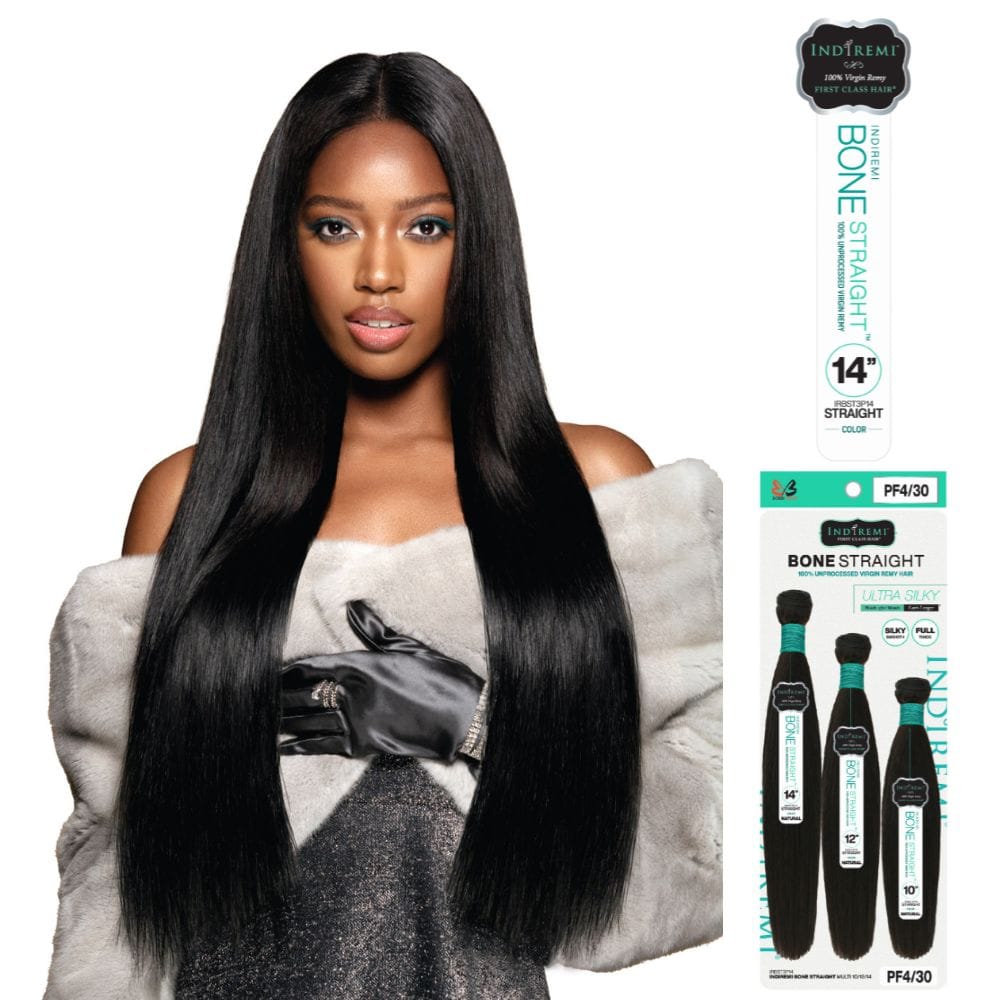 Bobbi Boss Indi Remi Human Hair Weave - Bone Straight Multi