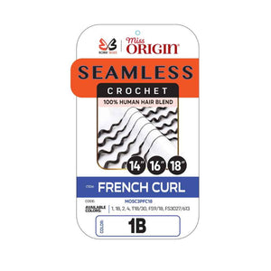 Bobbi Boss Miss Origin Synthetic Crochet Hair - MOSC3PFC18 French Curl 14" 16" 18"