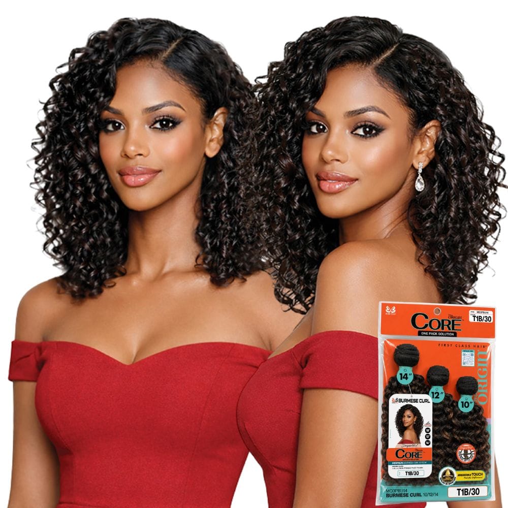 Bobbi Boss Miss Origin Synthetic Quick Weave - MO3PBU14 Burmese Curl 10" 12" 14"