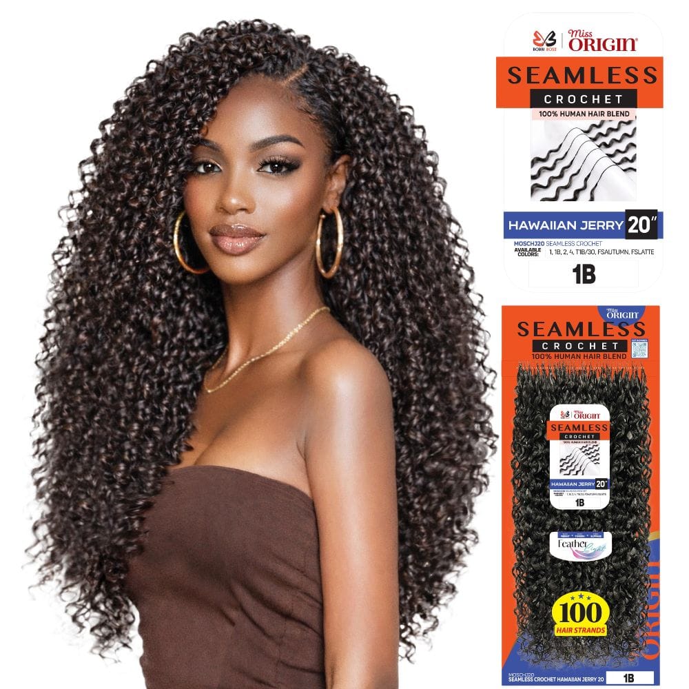 Bobbi Boss Seamless Synthetic Crochet Hair - MOSCHJ20 Hawaiian Jerry 20"