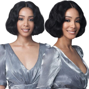 Bobbi Boss Short Styles Human Hair Lace Front Wig - MHLF429 Evie