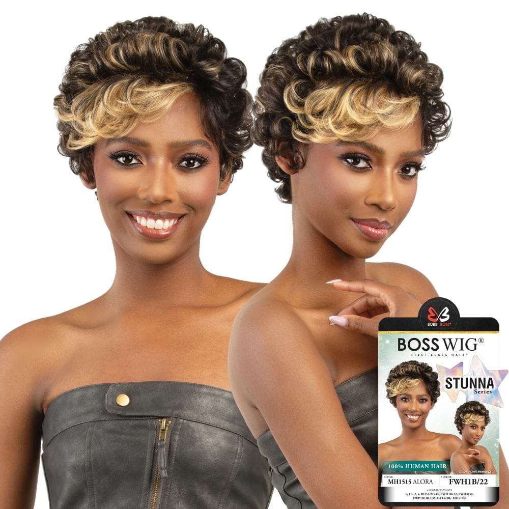 Bobbi Boss Stunna Series Human Hair Wig - MH1515 Alora