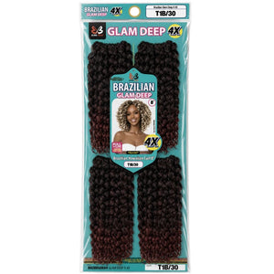 Bobbi Boss Synthetic Crochet Hair - 4X Brazilian Glam Deep 8"