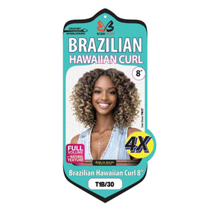 Bobbi Boss Synthetic Crochet Hair - 4X Brazilian Hawaiian Curl 8"