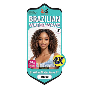 Bobbi Boss Synthetic Crochet Hair - 4X Brazilian Water Wave 8"