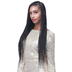 Bobbi Boss Synthetic Knotless Crochet Braid - 10X Feather Tip 54"