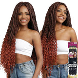 Bobbi Boss Synthetic Pre-Stretched Crochet Braid - 3x  Deep Wave 28"