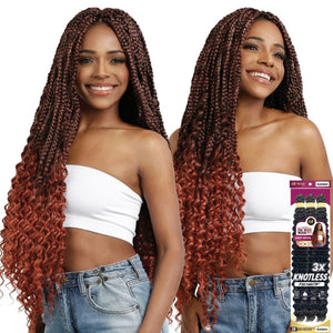 Bobbi Boss Synthetic Pre-Stretched Crochet Braid - 3x  Deep Wave 28"