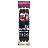Bobbi Boss Synthetic Pre-Stretched Crochet Braid - 3x  Deep Wave 28"