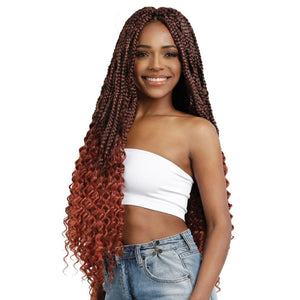 Bobbi Boss Synthetic Pre-Stretched Crochet Braid - 3x  Deep Wave 28"
