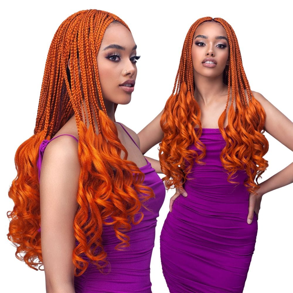 Bobbi Boss Synthetic Pre-Stretched Crochet Braid - 3x French Curl 20"