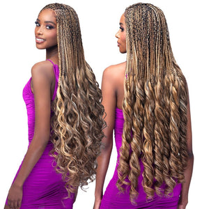 Bobbi Boss Synthetic Pre-Stretched Crochet Braid - 3x French Curl 28"