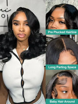 Body Wave Bob Wig Human Hair 13X5 Lace Front Human Hair Wigs For Women 13x7 HD Transparent Lace Frontal Wig 5x5 Glueless Bob Wig