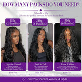 Body Wave Miracle Knots Crochet Human Hair Extensions Pre-Separated Knotless Feather Crochet Hair Bundles Boho Braids For Women