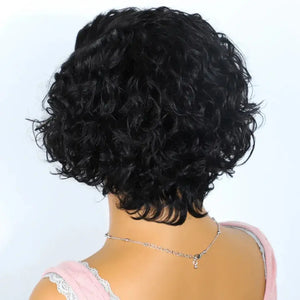 Body Wave Pixie Cut Human Hair Lace Wig, Short Brazilian Style with Baby Hair