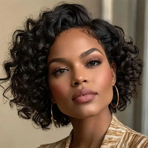 Body Wave Pixie Cut Human Hair Lace Wig, Short Brazilian Style with Baby Hair