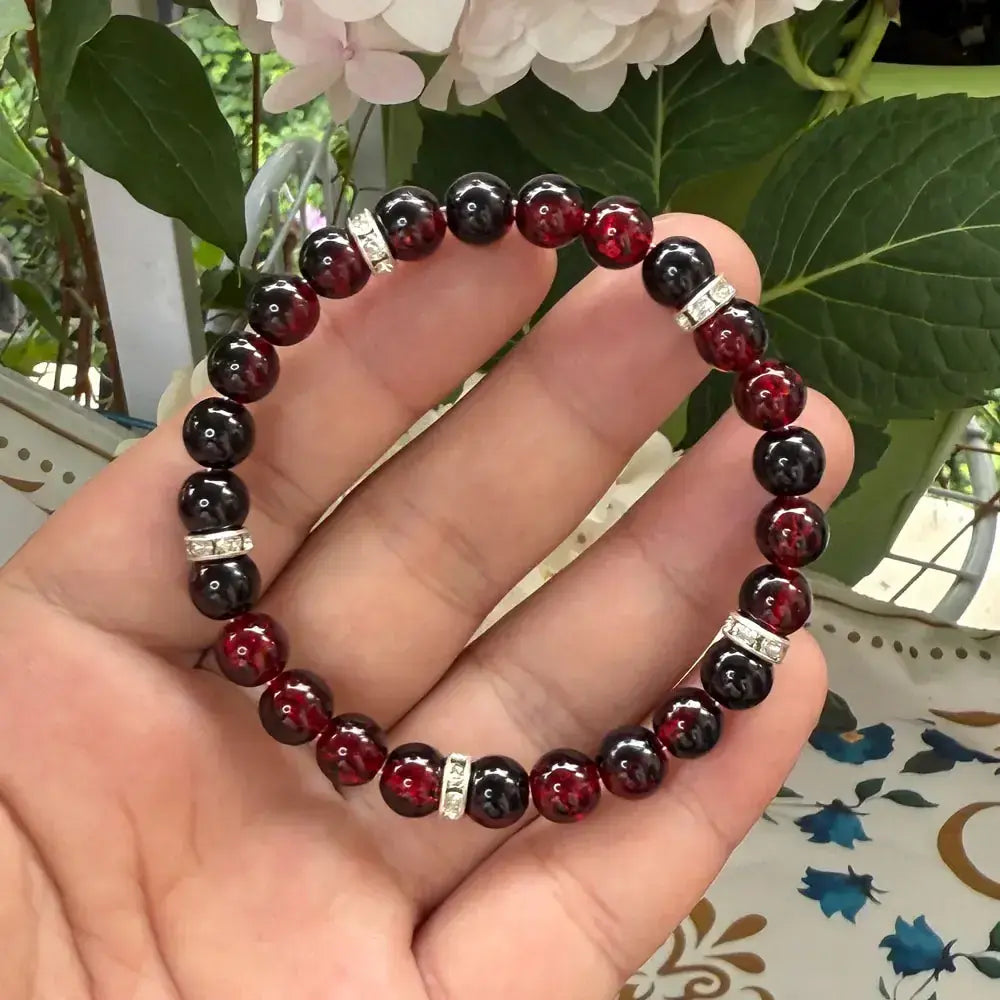 Bohemian Natural Stone Bead Bracelet, Calming Balance & Communication Inspired Stretch Jewelry