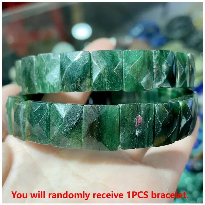 Bohemian Vintage Natural Stone Agate Turquoise Crystal Tiger Eye Beads DIY Jewelry Energy Couple Party Elastic Chain Bracelet
