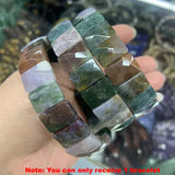 Bohemian Vintage Natural Stone Agate Turquoise Crystal Tiger Eye Beads DIY Jewelry Energy Couple Party Elastic Chain Bracelet