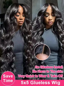 Brazilian Body Wave Human Hair Wig with HD Lace, Pre-Plucked Hairline & 250% Density – 13x4, 13x6 or 360 Lace