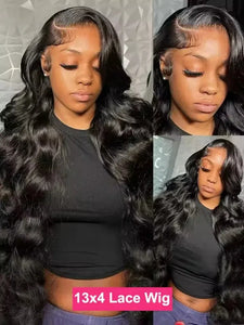 Brazilian Body Wave Human Hair Wig with HD Lace, Pre-Plucked Hairline & 250% Density – 13x4, 13x6 or 360 Lace