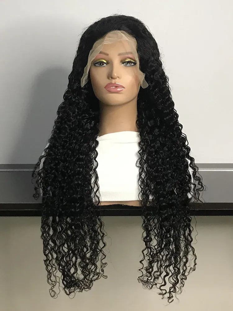 Brazilian Deep Curly Human Hair Wig 13X6/13X4/360 HD Lace Frontal Wig 180/250%Density