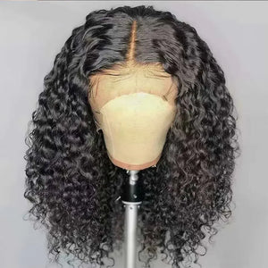 Brazilian Deep Wave Bob Human Hair Wig, 13x4 HD Lace Front, Glueless Wear and Go, Pre-Plucked, 250% Density