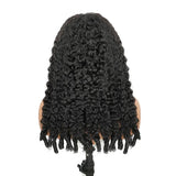 Burmese Curly Curls Human Hair Lace Front Wig Transparent Lace Pre Plucked Brazilian Virgin Human Hair Lace Wig For Black Women