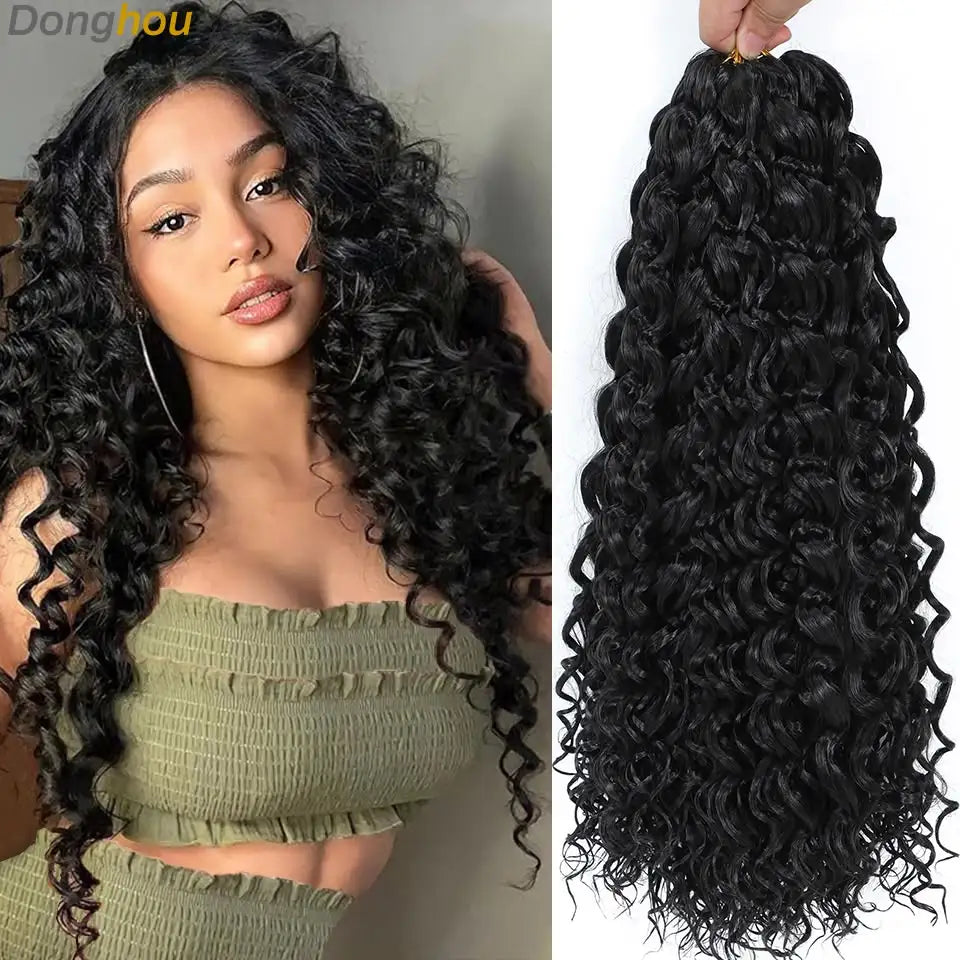 Burmese Curly Kinky Curly Miracle Knots Feather Crochet Human Hair Raw Hair Deep Wave Double Drawn Vietnamese Boho Braids Crochet Human Hair Bundles