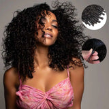 Burmese Curly Remy Human Hair Wig, 13x4 HD Transparent Lace Front, 250% Density, Pre-Plucked
