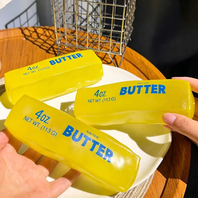 Butter Squishy Squeeze Toy, Slow-Rising Sensory Fidget for Stress Relief