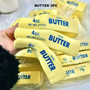 Butter Squishy Super Soft Food Squishy Toys Stress Relief Moist Squeeze Fidget Toy Butter Stick Chocolate Squish Toy Autism Gift