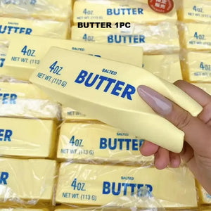 Butter Squishy Super Soft Food Squishy Toys Stress Relief Moist Squeeze Fidget Toy Butter Stick Chocolate Squish Toy Autism Gift