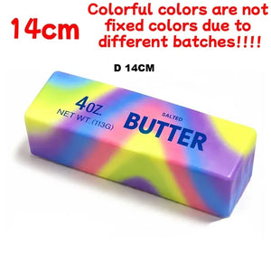 Butter Stick Squishy Fidget Toy, Slow Rebound Squeeze Stress Ball, Sticky Sensory Toy