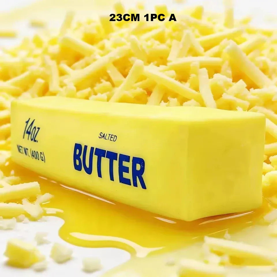 Butter Stick Squishy Fidget Toy, Soft Elastic Sensory Stress Relief Squeeze Prank Toy