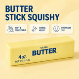 Butter Stick Squishy Fidget Toy, Soft Elastic Sensory Stress Relief Squeeze Prank Toy