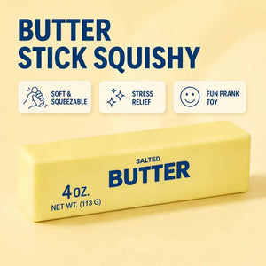 Butter Stick Squishy Fidget Toy, Soft Elastic Sensory Stress Relief Squeeze Prank Toy