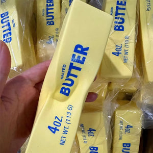 Butter Stick Squishy Toy Slow Rising Stress Relief Fidget Squeeze Toy Soft Butter Bar Sensory Hand Toy