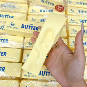 Butter Stick Squishy Toy Slow Rising Stress Relief Fidget Squeeze Toy Soft Butter Bar Sensory Hand Toy