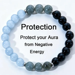 Chakra Balancing Bracelet - Tiger Eye, Green Aventurine & Citrine Healing Stones for Wealth & Positivity
