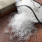 Children's Rubber Bands Small Disposable Leather Covers Tie Headbands Girl Hair Accessories Korean Hairst High Elasticity