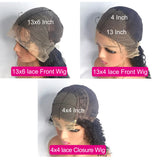 Chocolate Brown Body Wave Lace Front Wig Transparent 13x4 13x6 HD Lace Frontal Wigs 4x4 5x5 Lace Closure Colored Human Hair Wigs