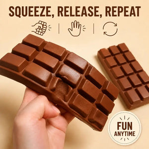 Chocolate Squishy Fidget Toy, Soft Slow Rising Sensory Stress Reliever