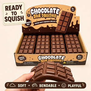 Chocolate Squishy Fidget Toy, Soft Slow Rising Sensory Stress Reliever