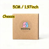 Coconut Oil Cheese Butter Stick Squishy Blind Box Moldable Stress Ball Butter Cheese Bar Squeeze Fidget Toy Decompress Vent Toy