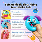 Colorful Smushers Squishy Toys DIY Curiosities Dog Face Swap Squeeze Toys Stress Relieving Soft Moldable Slow Rising Party Gifts