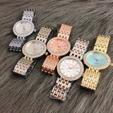 Contena Brand Luxury Women's Watch Fashion Rhinestones Stainless Steel Quartz Watch Simple Elegant Ladies Watch Reloj Mujer