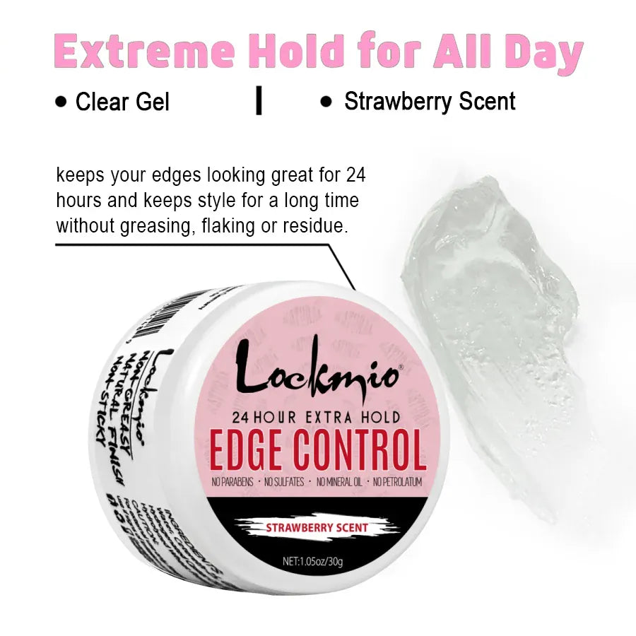 Control Flyaway Hair Gel Edge Control Styling Wax Women for All Hairstyles Small Travel Size Wax Cream & Hairline Finishing Tool