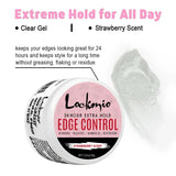 Control Flyaway Hair Gel Edge Control Styling Wax Women for All Hairstyles Small Travel Size Wax Cream & Hairline Finishing Tool